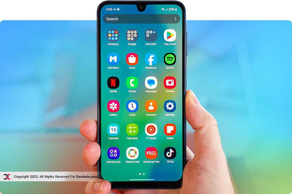 گوشی-Samsung Galaxy A16 5G-طراحی-صفحه نمایش